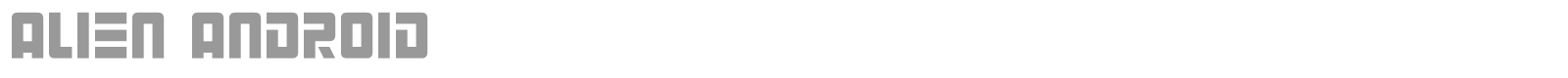 Alien Android font preview